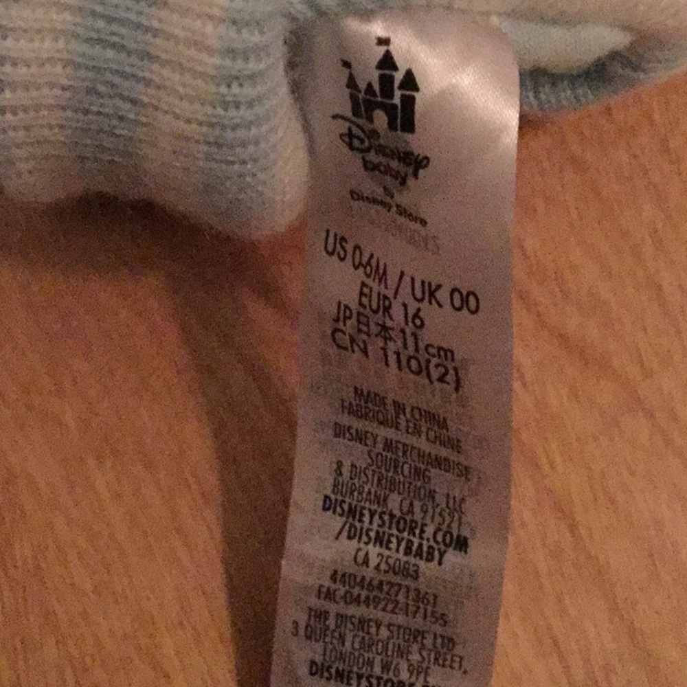 Disney baby slippers size 0-6 months - Picture 4 of 4